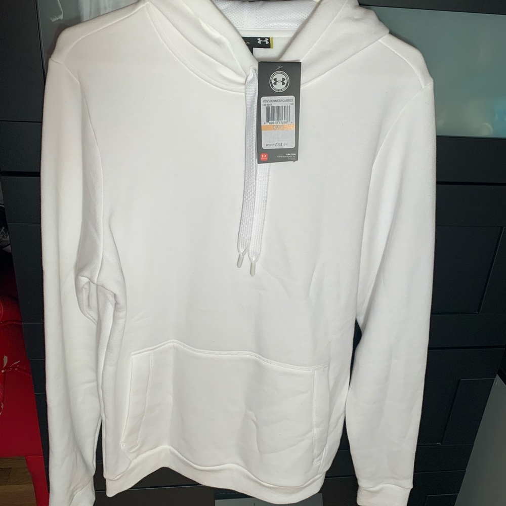 NWT Under Armor White hoodie